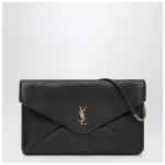 Saint Laurent Cassandre XXL black envelope bag with chain