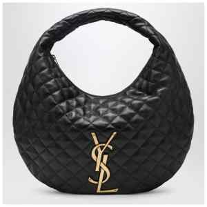 Saint Laurent Black quilted leather Icare hobo bag
