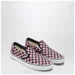 Valentino Garavani X Vans Slip-On sneakers orchid pink/black with VLogo Checkerboard print