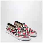 Valentino Garavani X Vans Slip-On sneakers black/red with VLogo Checkerboard print and polka-dot detail