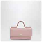 Dolce&Gabbana Pink mini bag in Dauphine leather with logo tag