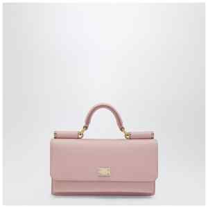 Dolce&Gabbana Pink mini bag in Dauphine leather with logo tag