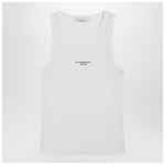 Givenchy White slim-fit tank top with logo