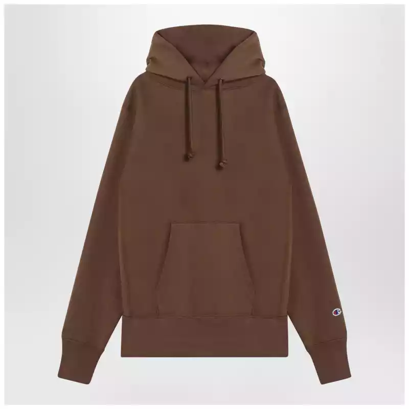 Champion Brown cotton hoodie