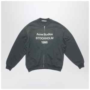 Acne Studios Zip sweater logo black
