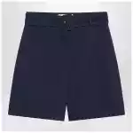 Weekend Max Mara Bermuda blue in cotton and linen