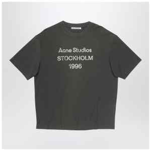 Acne Studios Logo t-shirt Relaxed fit faded black