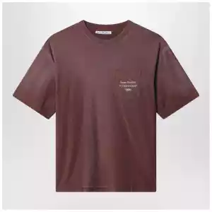 Acne Studios Logo short sleeved t-shirt Chocolate