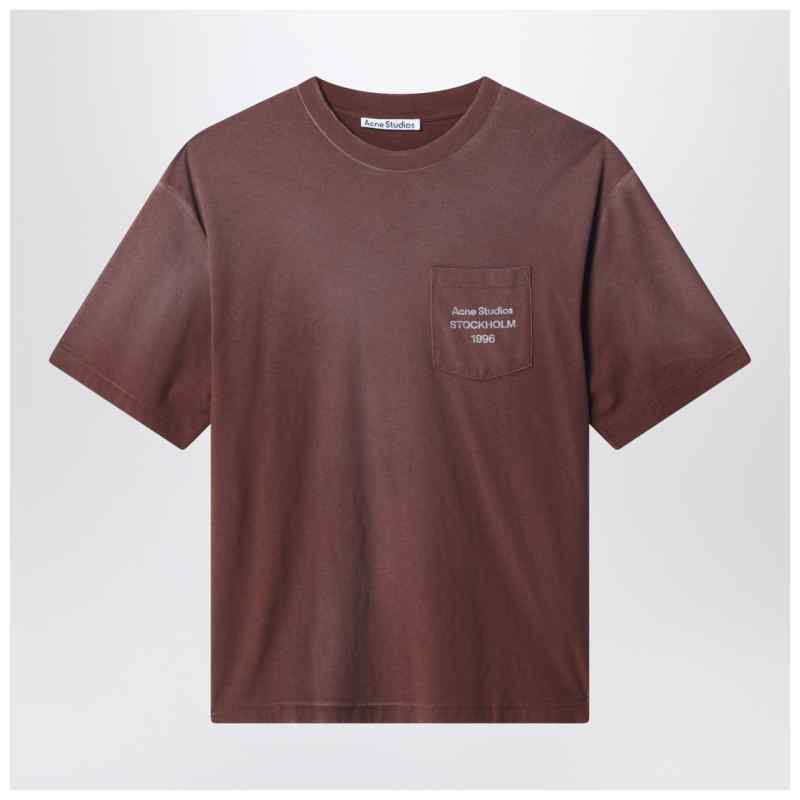 Acne Studios Logo short sleeved t-shirt Chocolate Acne Studios Logo short sleeved t-shirt Chocolate, theFeinheit