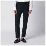 PT Torino Navy blue wool-blend trousers