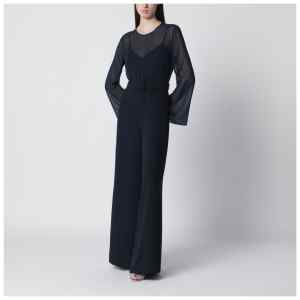 P.A.R.O.S.H. Blue jumpsuit with belt