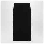 Dolce&Gabbana Black wool cloth pencil skirt
