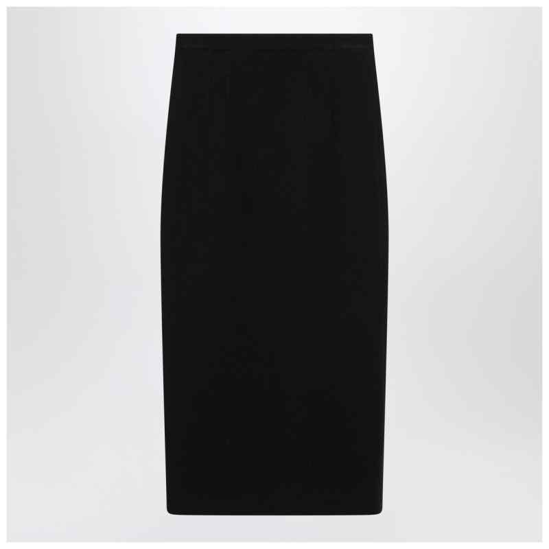 Dolce&Gabbana Black wool cloth pencil skirt, theFeinheit