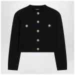 Balmain Black tweed cardigan