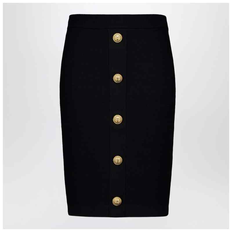 Balmain Black tweed pencil skirt Balmain Black tweed pencil skirt, theFeinheit