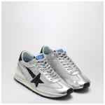 Golden Goose Sneaker Marathon in nylon ripstop silver