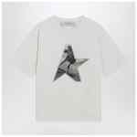 Golden Goose White T-shirt with logo print