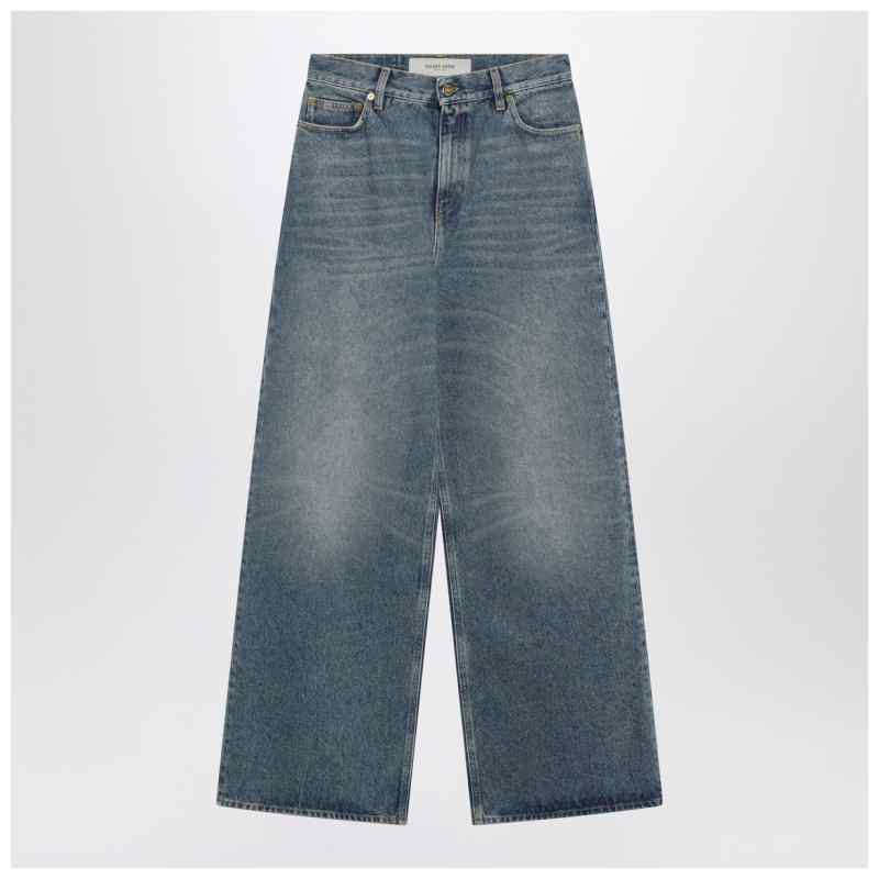 Golden Goose Blue washed wide-leg jeans, theFeinheit