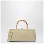 Jil Sander Small Goji Bamboo bag in almond colour