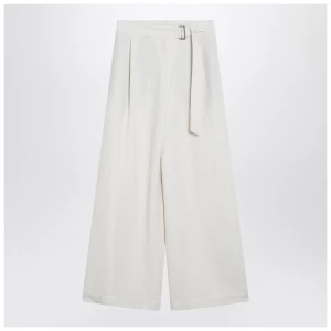 Brunello Cucinelli Ecru sartorial wrap trousers