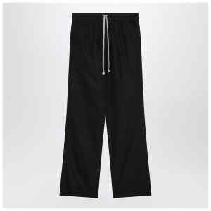Moncler + Rick Owens Black drawstring trousers