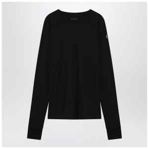 Moncler + Rick Owens Black cotton sweater