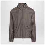 Brunello Cucinelli Taupe silk-blend jacket