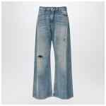 MM6 Maison Margiela Wide-leg jeans with worn effect