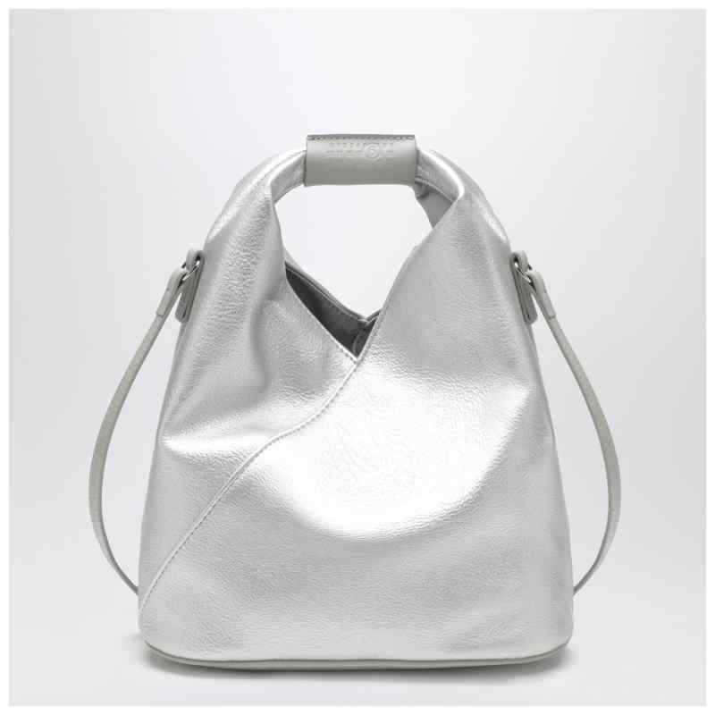 MM6 Maison Margiela Japanese Crossbody Bag silver eco leather, theFeinheit