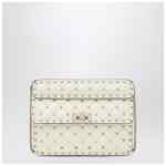 Valentino Garavani Rockstud Spike medium bag in ivory