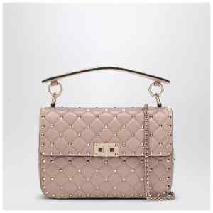 Valentino Medium Rockstud Spike bag in powder pink