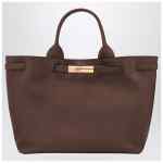 Longchamp Brown Mala de Mao Le Smart Bag