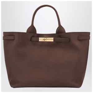 Longchamp Brown Mala de Mao Le Smart Bag