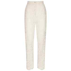 Dolce & Gabbana Floral lace trousers