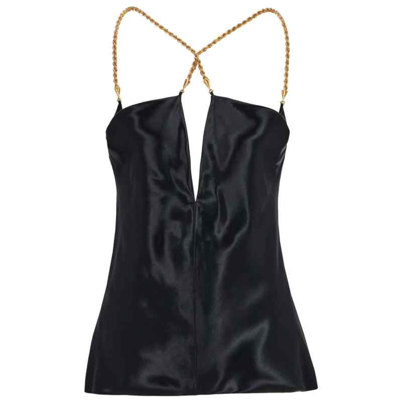 Ferragamo Satin sleeveless top