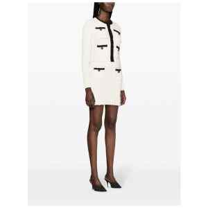 Self-Portrait Waffle-knit mini skirt