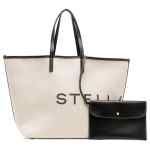 Stella McCartney Logo canvas tote bag