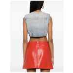 Courreges Pre Denim cropped vest