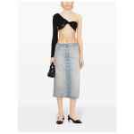 Courreges Pre Denim midi skirt