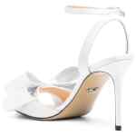 Mach & Mach PRE Le Cadeau'' Round Toe Satin Sandals