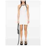 Courreges Pre Buckle contrast short dress