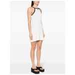 Courreges Pre Buckle contrast short dress