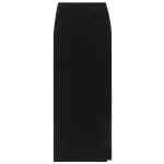 Courreges Pre Long ribbed fitted skirt
