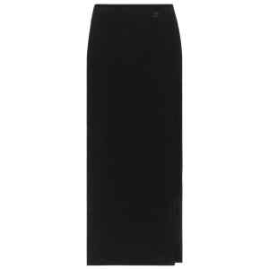 Courreges Pre Long ribbed fitted skirt