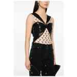 Marine Serre Bodysuit with Moon print