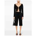 Blumarine Embroidered cropped cardigan