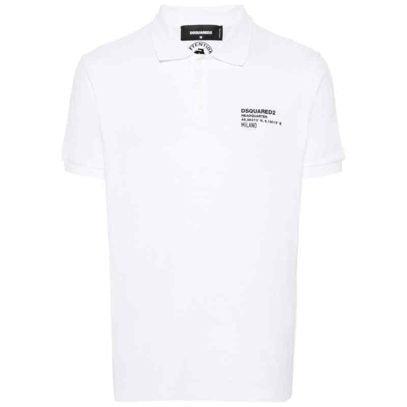 Dsquared2 Logo cotton polo shirt