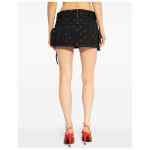 The Attico Fay denim mini skirt