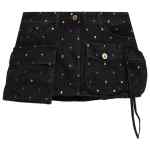 The Attico Fay denim mini skirt