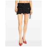 The Attico Fay denim mini skirt